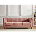 Square Design Sofa with Line Tufting
