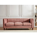Square Design Sofa with Line Tufting