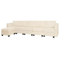 Convertible DIY Modular Sleeper Sectional Sofa Collection with Storage Seats - Perfect for Your Living Room
