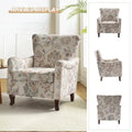 Set of 2 Samouel Contemporary Floral Wingback Armchairs by HULALA HOME