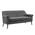 Porthos Home Ruth Small Fabric Loveseat Sofa with Rubberwood Frame