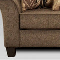 Roundhill Furniture Camero Upholstered Pillowback Sofa