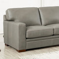 Hydeline Dillon Right-Facing Sectional Sofa with Chaise in Top Grain Leather