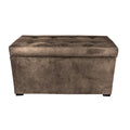 MJL Furniture Angela 8-Button Tufted Storage Bench with Trunk