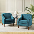 Set of 2 Lucretius Armchairs with Nailhead Trim by HULALA HOME