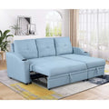 Cozy Classic L-Shaped Pull-Out Sleeper Sectional Sofa