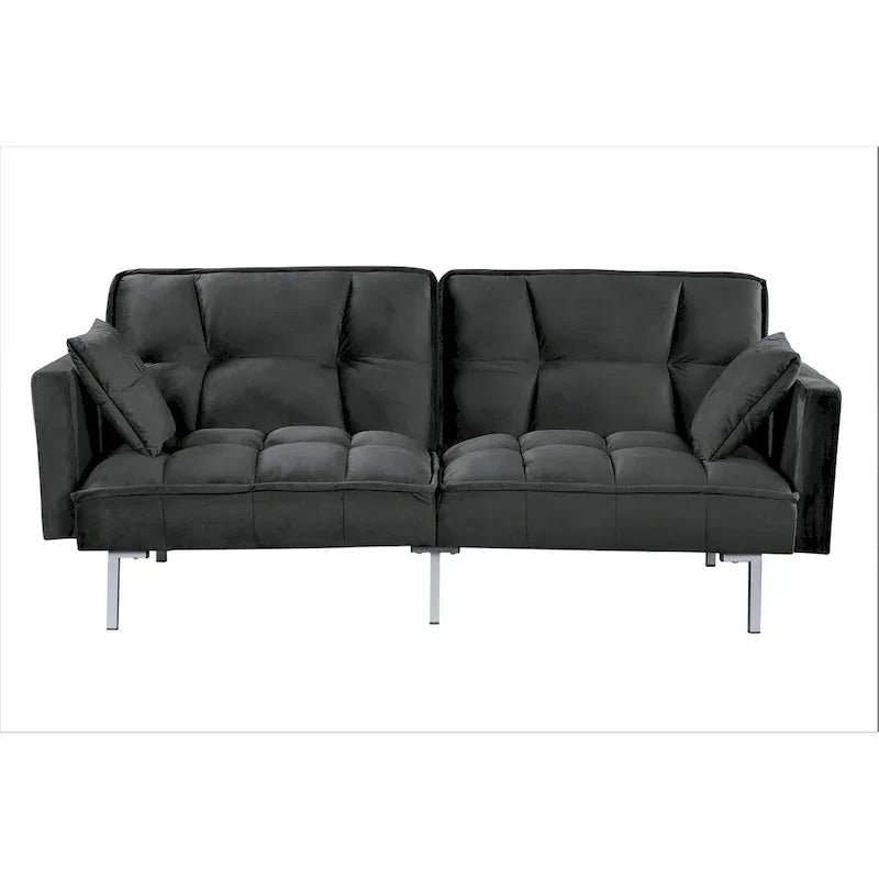 Bernal 75.6-Inch Velvet Sleeper Sofa Bed