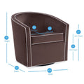 Greyson Living Kenton Barrel Swivel Chair