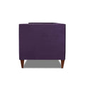 Jack 84 Mid-Century Modern Tuxedo Sofa with Decorative Bolster Pillows