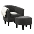 Convenience Concepts Roosevelt Accent Chair with Ottoman - Stylish Seating Solution