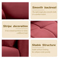 Mid-Century Modern 3-Seat Sofa – Perfect for Living Rooms, Apartments, Lounges, and Bedrooms
