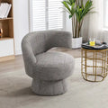 360-Degree Swivel Cuddle Barrel Accent Chairs with Plush Upholstery