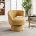360-Degree Swivel Cuddle Barrel Accent Chairs with Plush Upholstery