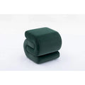 Contemporary S-Shape Ottoman Makeup Stool and Footrest for Living Room and Bedroom