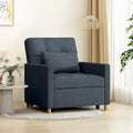 AECOJOY 3-in-1 Convertible Sleeper Sofa Chair with Pillow and Adjustable Backrest