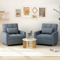 AECOJOY 3-in-1 Convertible Sleeper Sofa Chair with Pillow and Adjustable Backrest