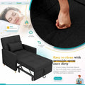 AECOJOY 3-in-1 Convertible Sleeper Sofa Chair with Pillow and Adjustable Backrest
