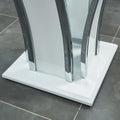 Furniture of America del Rio Contemporary Glass Top 2-Piece Accent Table Set