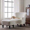 Christopher Knight Home Hartshorn Upholstered Club Chair and Ottoman Duo