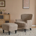 Christopher Knight Home Hartshorn Upholstered Club Chair and Ottoman Duo