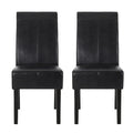 Christopher Knight Home Pertica Set of 2 Upholstered T-Stitch Dining Chairs