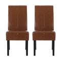Christopher Knight Home Pertica Set of 2 Upholstered T-Stitch Dining Chairs