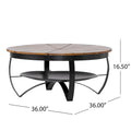 Christopher Knight Home Hadfield Boho Mango Wood Coffee Table
