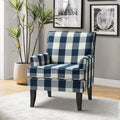 Akorda French Country Armchair with Nailhead Detailing and Sturdy Solid Wood Legs by HULALA HOME