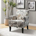 Akorda French Country Armchair with Nailhead Detailing and Sturdy Solid Wood Legs by HULALA HOME