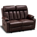 MCombo Faux Leather Electric Reclining Sofa with Heat and Massage - Models 6095/6075/6077