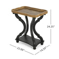 Christopher Knight Home Ouray Rectangular Top French Country Accent Table