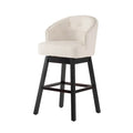 Set of 2 Ogden Beige Swivel Bar Stools by Christopher Knight Home