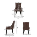 Set of 2 Cheney Tufted Dining Chairs by Christopher Knight Home