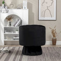 SEYNAR Contemporary Glam Velvet Round Swivel Accent Barrel Chair for Living Room
