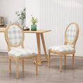 Set of 2 Phinnaeus French Country Fabric Dining Chairs by Christopher Knight Home