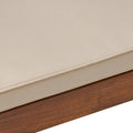 Christopher Knight Home Nelson Rustic Acacia Wood Bench with Cushion
