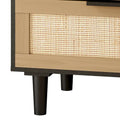 6-Drawer Rattan Dresser