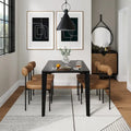 Nathan James Dahlia Upholstered Counter Height Barstool and Dining Chair with Backrest