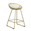 CosmoLiving by Cosmopolitan Ellis 24-Inch Metal Counter Height Bar Stool