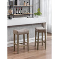 29-Inch Backless Faux Leather Bar Stools for Kitchen Counter - Farmhouse Style Island Chairs