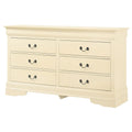 Louis Philippe 6-Drawer Dresser for Bedroom