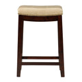 Linon Willamette Backless Saddle-Seat Counter Stool