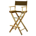 30-Inch Director's Chair with Natural Frame