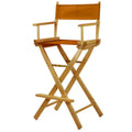 30-Inch Director's Chair with Natural Frame