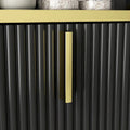 Pop-Up Door Sideboard Dresser Cabinet - Storage Console for TV