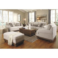 Harleson Classic Wheat Brown Loveseat with Nailhead Accents
