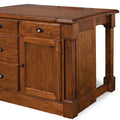 Rustic Cherry Kitchen Island by Homestyles Aspen