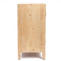 Farmhouse Style 2-Door Storage Cabinet with Shelves – Perfect for Living Room, Kitchen, or Entryway