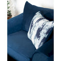 4 Piece Living Room Sofa Set with Ottoman and Upholstered Cushions
