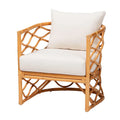 Acelynn Bohemian Honey Rattan Armchair